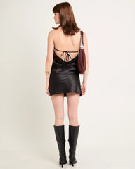 Nova Cowl Halter Mini Dress