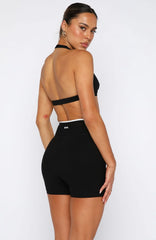 Defence Bike Shorts Black/White