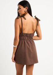 Milina Button Down Mini Dress