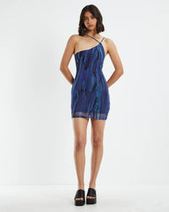 Marda Mini Dress Bleed Blue