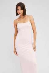 Pink Supersoft Maxi Dress Sleeveless