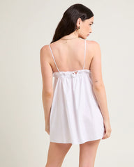 Gia Poplin Frill Mini Dress