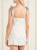 Cupid embellished tulle mini dress