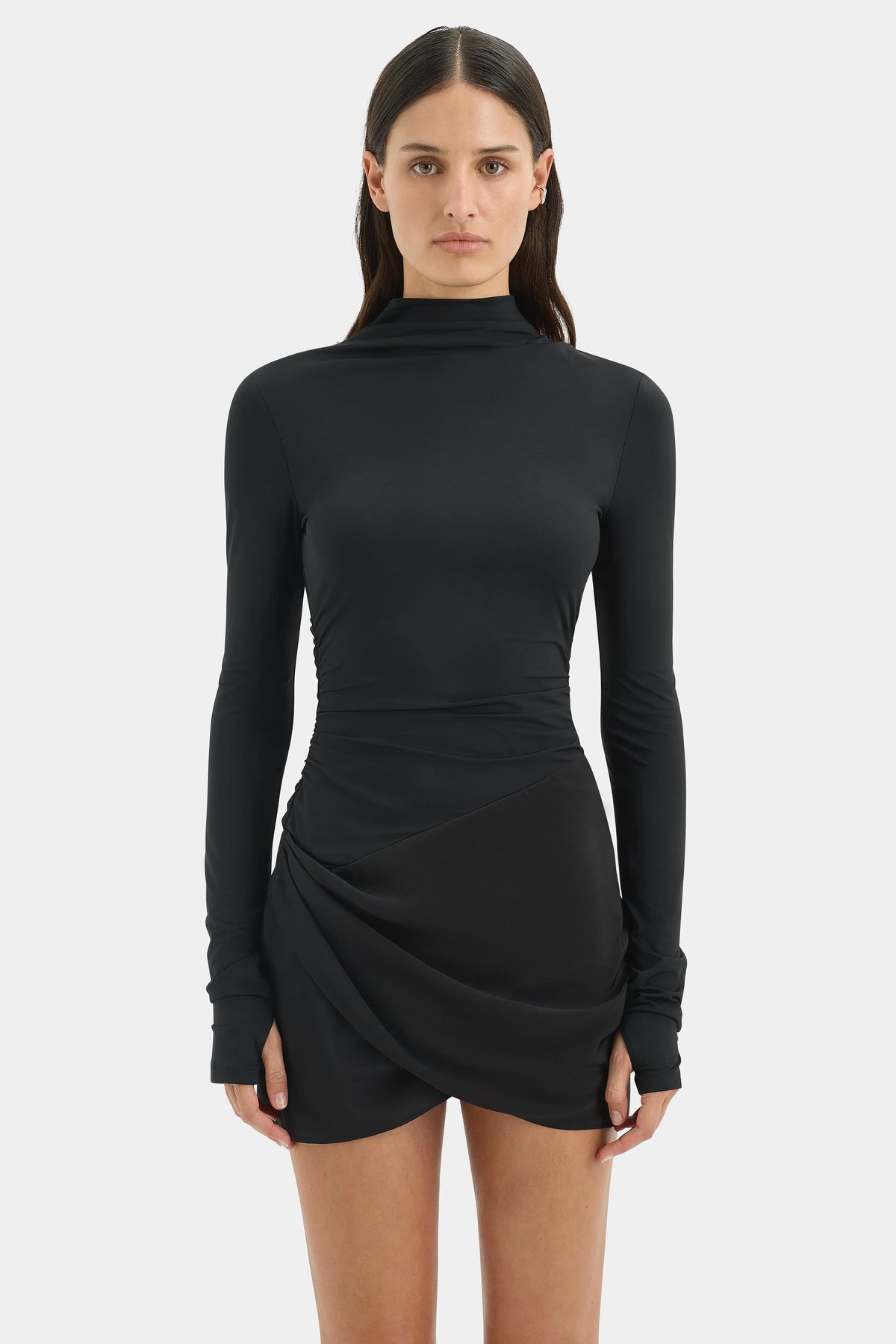 Milesi Drape Mini Dress