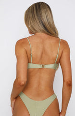 La Pelosa Bikini Top Olive
