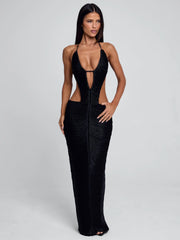 MAREN MAXI DRESS BLACK