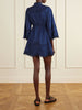 Mahon broderie anglaise denim mini dress