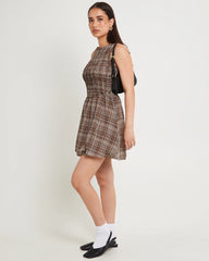 Juno Check Mini Dress