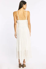 White Midi Dress Lace