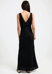Kaia V Neck Midi Dress