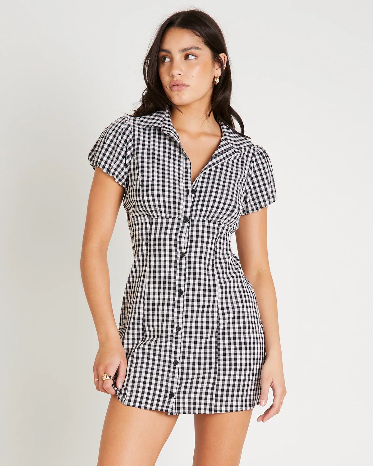 Monica Shirt Mini Dress
