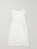 Reola embroidered ramie mini dress