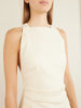 Thora open-back linen mini dress