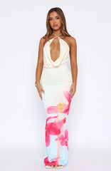 Dancing In Ibiza Maxi Dress Sunset Blossom
