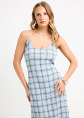 Rumi Seersucker Midi Dress