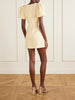 Alexandrite embellished cady mini dress