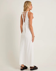 Kaia V Neck Midi Dress
