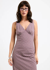 Kaia V Neck Midi Dress
