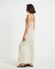 Calypso Crochet Midi Dress