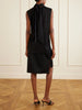 The Noa gathered wool-twill turtleneck mini dress