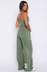 Can't Help The Feeling Track Pants Khaki