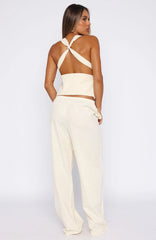Take A Stance Pants Off White