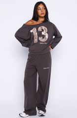 All A Dream Track Pants Charcoal