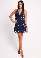 Ophelia Polka Mini Dress
