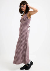 Kaia V Neck Midi Dress