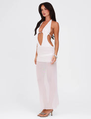 ESHA MAXI DRESS - WHITE