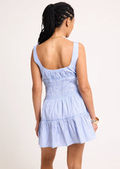 Isidora Shirred Mini Dress