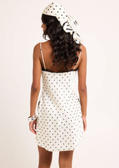 Pamela Polka Slip Mini Dress
