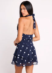 Ophelia Polka Mini Dress