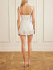 Wildflower crystal-embellished satin mini dress