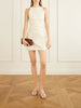Thora open-back linen mini dress