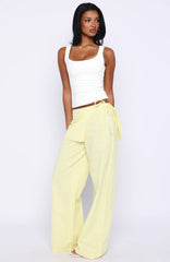 Off Beat Pants Lemon