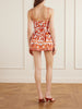 Printed cotton-poplin mini dress