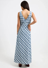 Kaia V Neck Midi Dress