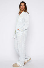 She's Got This Pyjama Pants Sky Blue Gingham