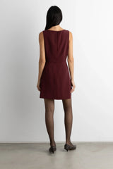 SLEEVELESS A-LINE MINI DRESS