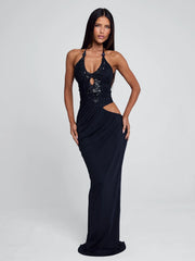 MUTIA MAXI DRESS NAVY