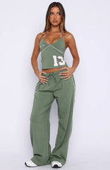 Can't Help The Feeling Track Pants Khaki