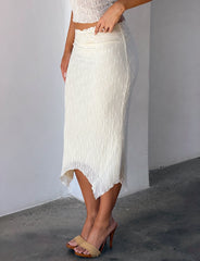 KATERINA MIDI SKIRT - CREAM