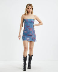 Maren Mini Dress Lumen Blue