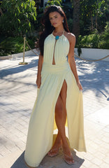 Light Of Amour Maxi Dress Lemon