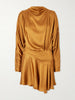 Neline satin mini dress