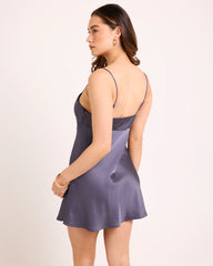 Nicole Silky Slip Mini Dress