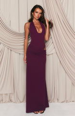 Twilight Temptation Maxi Dress Plum