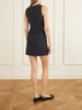 Mathias tailored lace-trimmed wool-blend mini dress