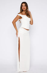Unavailable Energy Maxi Dress White